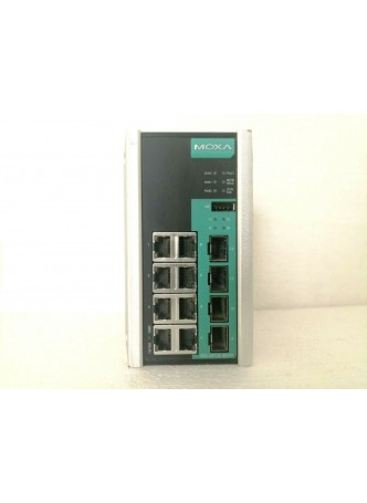 MOXA EDS-G512E-4GSFP-T 12-Port Full Gigabit Managed Ethernet Switch